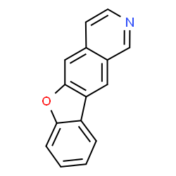 ChemSpider 2D Image | [1]Benzofuro[2,3-g]isoquinoline | C15H9NO