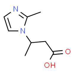 ChemSpider 2D Image | 3-(2-Methyl-1H-imidazol-1-yl)butanoic acid | C8H12N2O2