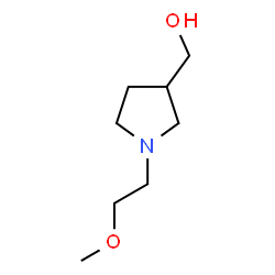 ChemSpider 2D Image | (1-(2-methoxyethyl)pyrrolidin-3-yl)methanol | C8H17NO2