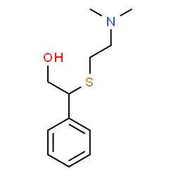 ChemSpider 2D Image | Beta-(2-Dimethylaminoethylthio)-Phenethyl Alcohol | C12H19NOS