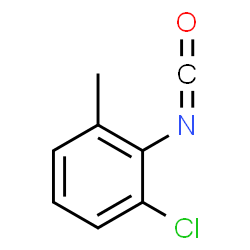 ChemSpider 2D Image | 2-Chloro-6-methylphenyl isocyanate | C8H6ClNO