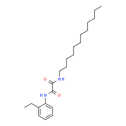 ChemSpider 2D Image | N-Dodecyl-N'-(2-ethylphenyl)ethanediamide | C22H36N2O2
