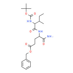 ChemSpider 2D Image | Benzyl N-{[(2-methyl-2-propanyl)oxy]carbonyl}isoleucyl-alpha-glutaminate | C23H35N3O6