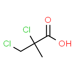 ChemSpider 2D Image | 2,3-Dichloroisobutyric Acid | C4H6Cl2O2