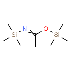 ChemSpider 2D Image | Trimethylsilyl N-(trimethylsilyl)ethanimidate | C8H21NOSi2