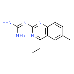 ChemSpider 2D Image | 1-(4-ethyl-6-methylquinazolin-2-yl)guanidine | C12H15N5