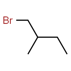 ChemSpider 2D Image | 1-Bromo-2-methylbutane | C5H11Br