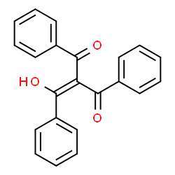 ChemSpider 2D Image | 2-[Hydroxy(phenyl)methylene]-1,3-diphenyl-1,3-propanedione | C22H16O3
