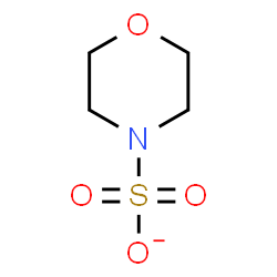 ChemSpider 2D Image | Morpholinosulphonate | C4H8NO4S
