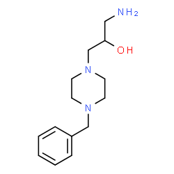 ChemSpider 2D Image | 1-Amino-3-(4-benzyl-1-piperazinyl)-2-propanol | C14H23N3O