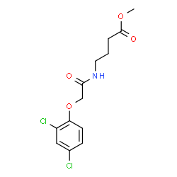 ChemSpider 2D Image | Methyl 4-{[(2,4-dichlorophenoxy)acetyl]amino}butanoate | C13H15Cl2NO4