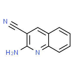 ChemSpider 2D Image | 2-amino-3-cyanoquinoline | C10H7N3