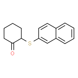 ChemSpider 2D Image | 2-(2-Naphthylsulfanyl)cyclohexanone | C16H16OS
