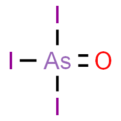 ChemSpider 2D Image | Arsenic triiodide | AsI3O