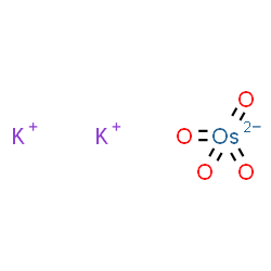 ChemSpider 2D Image | Dipotassium tetraoxoosmate(2-) | K2O4Os