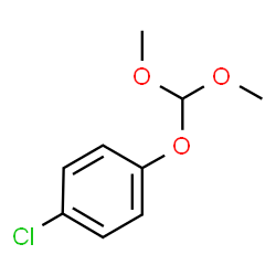 ChemSpider 2D Image | 1-Chloro-4-(dimethoxymethoxy)benzene | C9H11ClO3