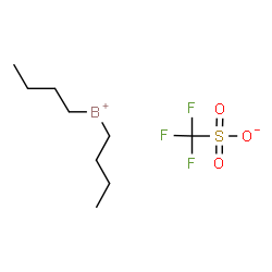 ChemSpider 2D Image | Dibutylboranylium trifluoromethanesulfonate | C9H18BF3O3S