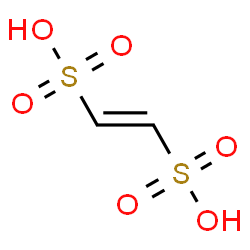 ChemSpider 2D Image | (E)-Ethene-1,2-disulfonic acid | C2H4O6S2