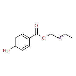 ChemSpider 2D Image | Benzoic acid, 4-hydroxy-, butyl ester, potassium salt (1:1) | C11H14KO3