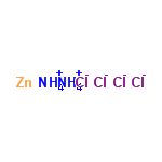 InChI=1/4ClH.2H3N.Zn/h4*1H;2*1H3;/p-2