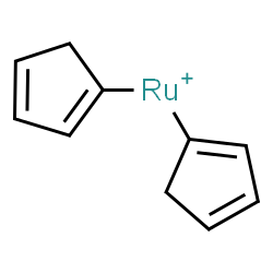 ChemSpider 2D Image | Di-1,3-cyclopentadien-1-ylruthenium(1+) | C10H10Ru