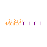 InChI=1/2Cu.Hg.4HI/h;;;4*1H/q3*+2;;;;/p-4