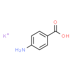 ChemSpider 2D Image | Benzoic acid, 4-amino-, potassium salt (1:1) | C7H7KNO2