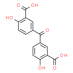 ChemSpider 2D Image | 3,3'-Carbonylbis(6-hydroxybenzoic acid) | C15H10O7