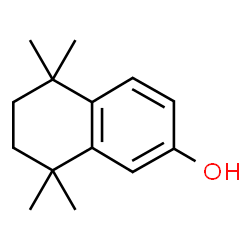 ChemSpider 2D Image | 5,5,8,8-Tetramethyl-5,6,7,8-tetrahydro-2-naphthalenol | C14H20O