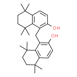 ChemSpider 2D Image | 1,1'-Methylenebis(5,5,8,8-tetramethyl-5,6,7,8-tetrahydro-2-naphthalenol) | C29H40O2