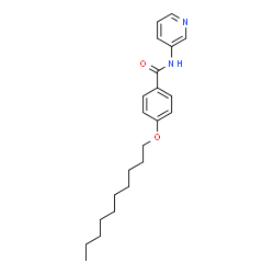ChemSpider 2D Image | 4-(Decyloxy)-N-(3-pyridinyl)benzamide | C22H30N2O2