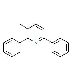 ChemSpider 2D Image | 3,4-Dimethyl-2,6-diphenylpyridine | C19H17N
