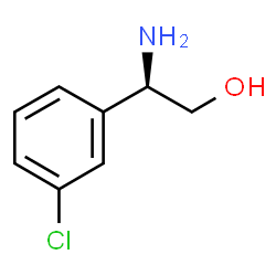 ChemSpider 2D Image | (2R)-2-Amino-2-(3-chlorophenyl)ethanol | C8H10ClNO
