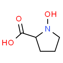 ChemSpider 2D Image | N-Hydroxyproline | C5H9NO3
