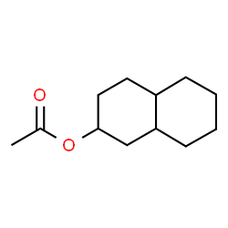ChemSpider 2D Image | 2-Decalinyl acetate | C12H20O2