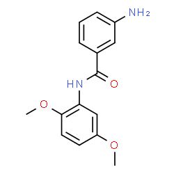 ChemSpider 2D Image | 3-Amino-N-(2,5-dimethoxyphenyl)benzamide | C15H16N2O3
