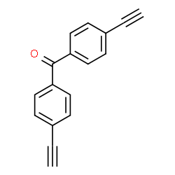 ChemSpider 2D Image | Bis(4-ethynylphenyl)methanone | C17H10O