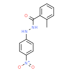 ChemSpider 2D Image | 2-Methyl-N'-(4-nitrophenyl)benzohydrazide | C14H13N3O3