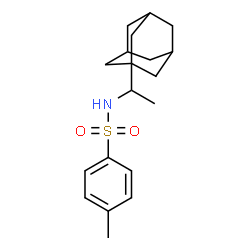 ChemSpider 2D Image | N-(1-Adamantan-1-yl-ethyl)-4-methyl-benzenesulfonamide | C19H27NO2S