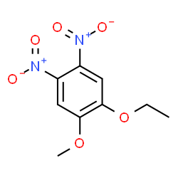 ChemSpider 2D Image | 1-Ethoxy-2-methoxy-4,5-dinitrobenzene | C9H10N2O6