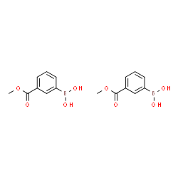 ChemSpider 2D Image | (3-methoxycarbonylphenyl)boronic acid | C16H18B2O8