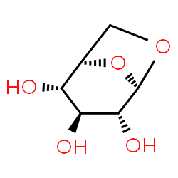 ChemSpider 2D Image | Levoglucosan | C6H10O5