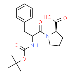 ChemSpider 2D Image | N-{[(2-Methyl-2-propanyl)oxy]carbonyl}phenylalanyl-D-proline | C19H26N2O5