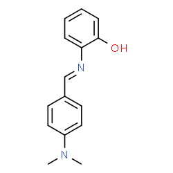 ChemSpider 2D Image | o-(p-(dimethylamino)benzylideneamino)phenol | C15H16N2O