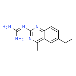 ChemSpider 2D Image | 1-(6-ethyl-4-methylquinazolin-2-yl)guanidine | C12H15N5