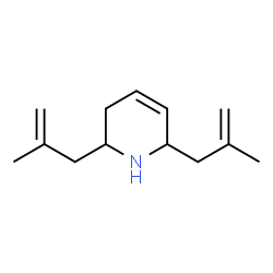 ChemSpider 2D Image | 2,6-Bis(2-methyl-2-propen-1-yl)-1,2,3,6-tetrahydropyridine | C13H21N