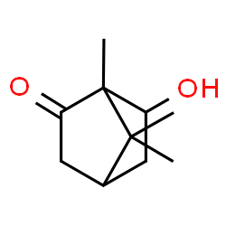 ChemSpider 2D Image | 6-Hydroxy-1,7,7-trimethylbicyclo[2.2.1]heptan-2-one | C10H16O2