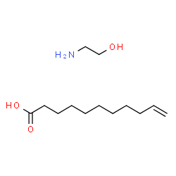 ChemSpider 2D Image | UNDECYLENIC ACID MONOETHANOLAMINE | C13H27NO3
