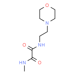 ChemSpider 2D Image | N-Methyl-N'-[2-(4-morpholinyl)ethyl]ethanediamide | C9H17N3O3