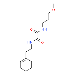ChemSpider 2D Image | N-[2-(1-Cyclohexen-1-yl)ethyl]-N'-(3-methoxypropyl)ethanediamide | C14H24N2O3